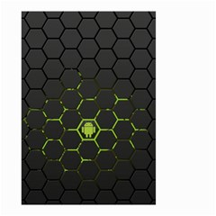 Green Android Honeycomb Gree Small Garden Flag (Two Sides)