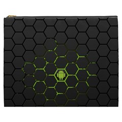 Green Android Honeycomb Gree Cosmetic Bag (XXXL) 