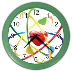 Love Color Wall Clocks by BangZart