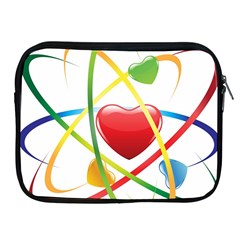 Love Apple Ipad 2/3/4 Zipper Cases by BangZart