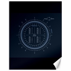 Minimalistic Knowledge Mathematics Trigonometry Canvas 12  X 16   by BangZart