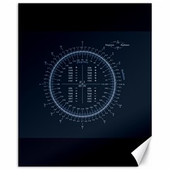 Minimalistic Knowledge Mathematics Trigonometry Canvas 16  X 20   by BangZart