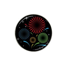 Fireworks With Star Vector Hat Clip Ball Marker by BangZart