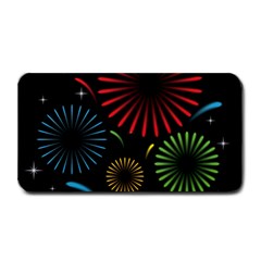 Fireworks With Star Vector Medium Bar Mats by BangZart