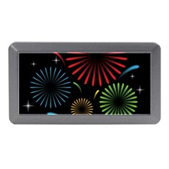 Fireworks With Star Vector Memory Card Reader (mini) by BangZart