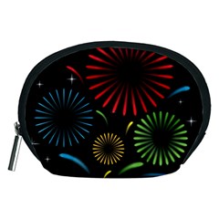 Fireworks With Star Vector Accessory Pouches (medium)  by BangZart