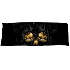 Art Fiction Black Skeletons Skull Smoke Body Pillow Case (dakimakura) by BangZart