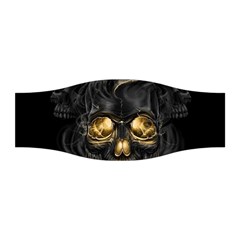 Art Fiction Black Skeletons Skull Smoke Stretchable Headband by BangZart