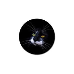 Face Black Cat Golf Ball Marker by BangZart