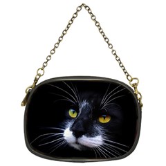 Face Black Cat Chain Purses (two Sides)  by BangZart