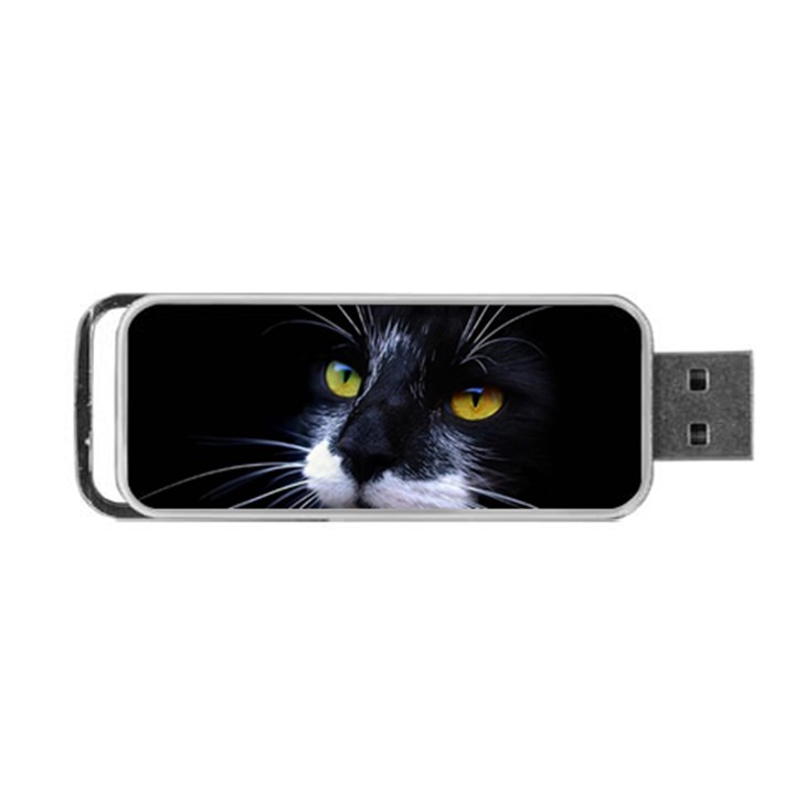 Face Black Cat Portable USB Flash (Two Sides)