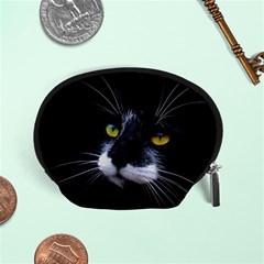 Face Black Cat Accessory Pouches (small)  by BangZart