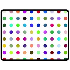 Circle Pattern Fleece Blanket (large)  by BangZart