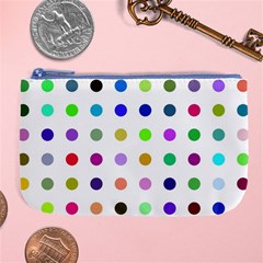 Circle Pattern Large Coin Purse