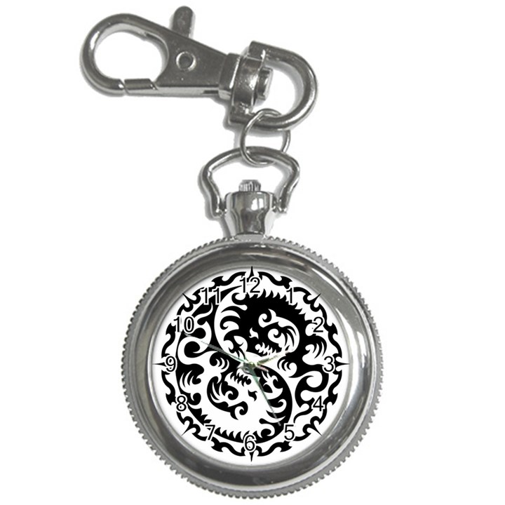 Ying Yang Tattoo Key Chain Watches