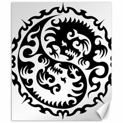 Ying Yang Tattoo Canvas 8  X 10  by BangZart