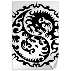 Ying Yang Tattoo Canvas 20  X 30   by BangZart