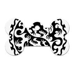 Ying Yang Tattoo Dog Tag Bone (one Side) by BangZart