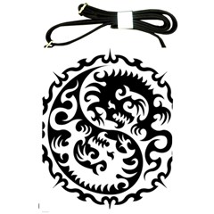 Ying Yang Tattoo Shoulder Sling Bags by BangZart