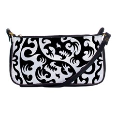 Ying Yang Tattoo Shoulder Clutch Bags by BangZart