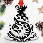 Ying Yang Tattoo Ornament (Christmas Tree)  Front