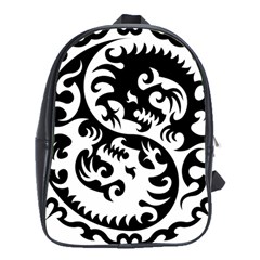 Ying Yang Tattoo School Bags (xl)  by BangZart