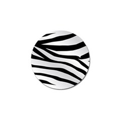 White Tiger Skin Golf Ball Marker