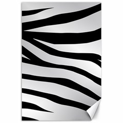 White Tiger Skin Canvas 24  X 36  by BangZart