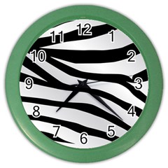 White Tiger Skin Color Wall Clocks