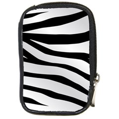 White Tiger Skin Compact Camera Cases