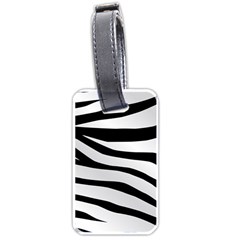 White Tiger Skin Luggage Tags (one Side) 