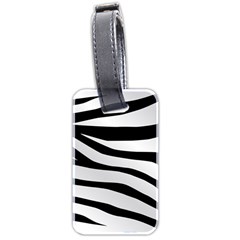 White Tiger Skin Luggage Tags (two Sides) by BangZart