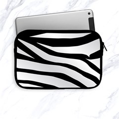 White Tiger Skin Apple Ipad Mini Zipper Cases by BangZart