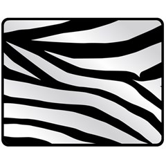 White Tiger Skin Double Sided Fleece Blanket (medium) 