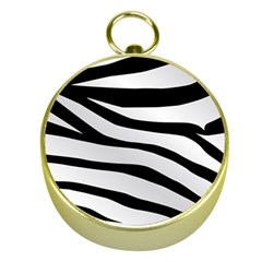 White Tiger Skin Gold Compasses