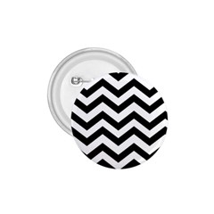 Black And White Chevron 1 75  Buttons by BangZart