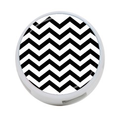 Black And White Chevron 4-port Usb Hub (one Side) by BangZart