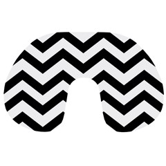 Black And White Chevron Travel Neck Pillows by BangZart