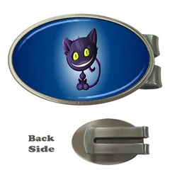 Funny Cute Cat Money Clips (oval)  by BangZart