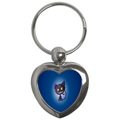 Funny Cute Cat Key Chains (heart)  by BangZart