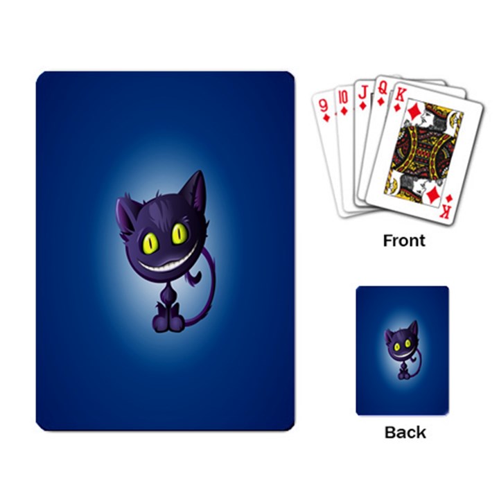 Funny cute cat Playing Card