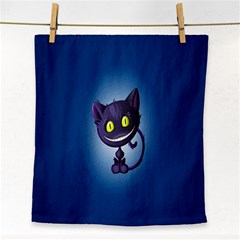 Funny Cute Cat Face Towel by BangZart