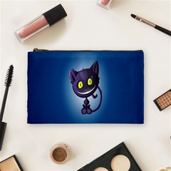 Funny Cute Cat Cosmetic Bag (medium)  by BangZart