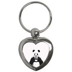 Panda Love Heart Key Chains (heart)  by BangZart