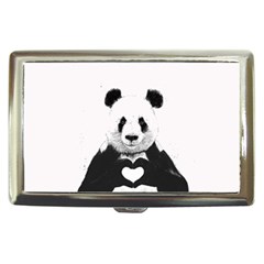 Panda Love Heart Cigarette Money Cases by BangZart