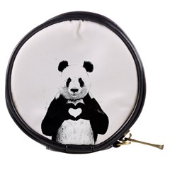 Panda Love Heart Mini Makeup Bags by BangZart