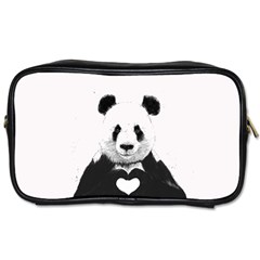 Panda Love Heart Toiletries Bags 2-side by BangZart