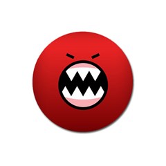 Funny Angry Magnet 3  (round)