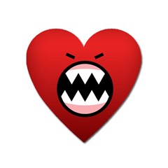 Funny Angry Heart Magnet