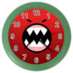 Funny Angry Color Wall Clocks